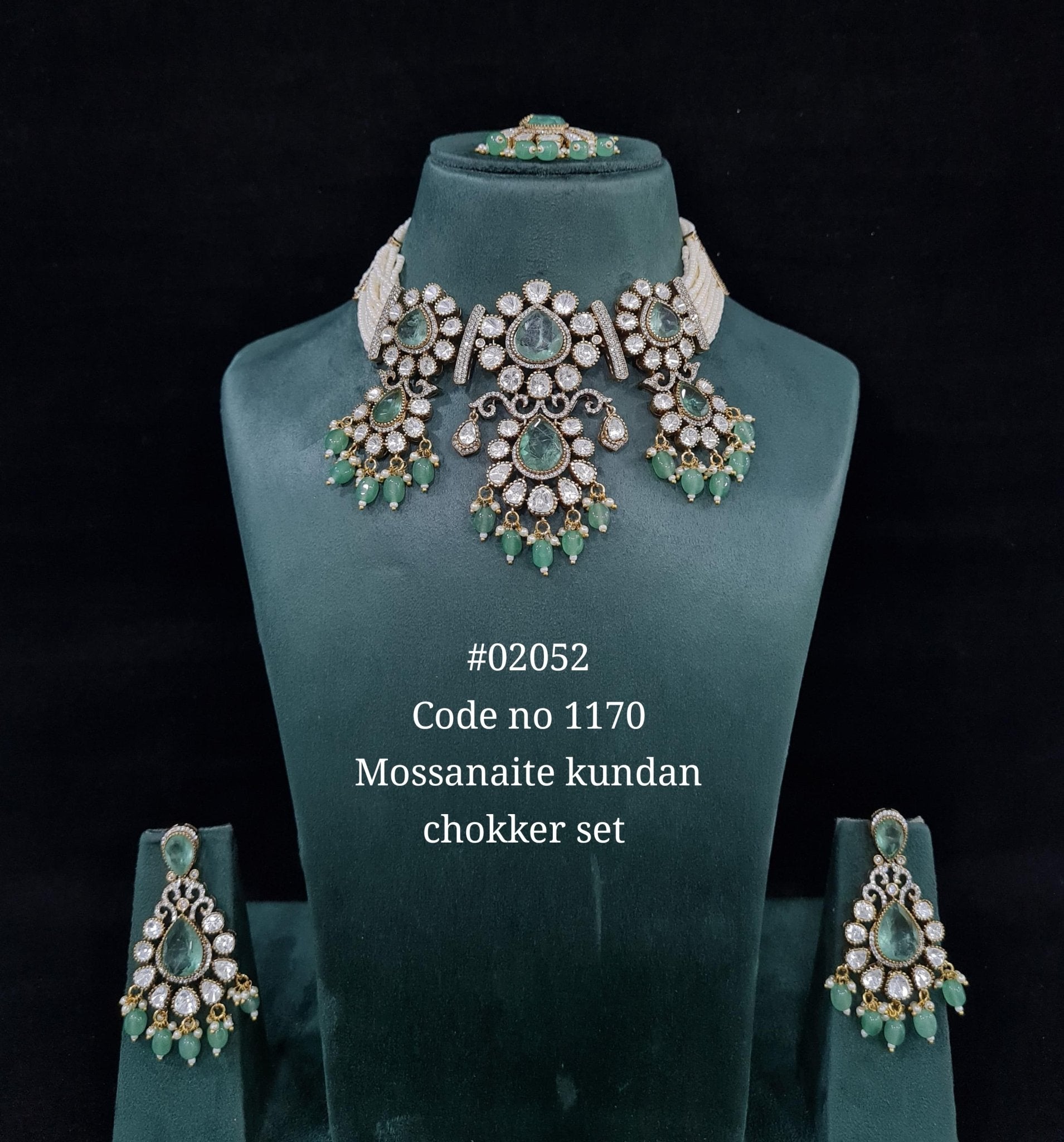 Victorian Doublet Choker 02052 - KRISHNA'S SWETA JEWELLERY