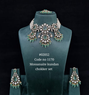 Victorian Doublet Choker 02052 - KRISHNA'S SWETA JEWELLERY