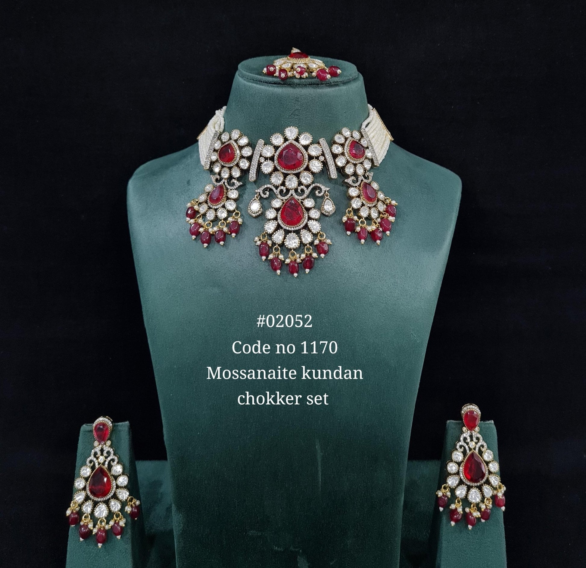 Victorian Doublet Choker 02052 - KRISHNA'S SWETA JEWELLERY