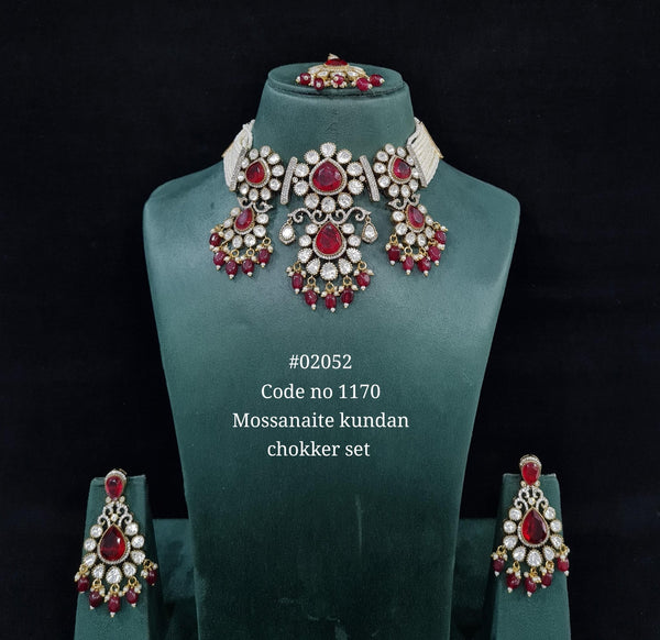 Victorian Doublet Choker 02052 - KRISHNA'S SWETA JEWELLERY