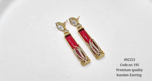 Victorian earrings 02253 - KRISHNA'S SWETA JEWELLERY