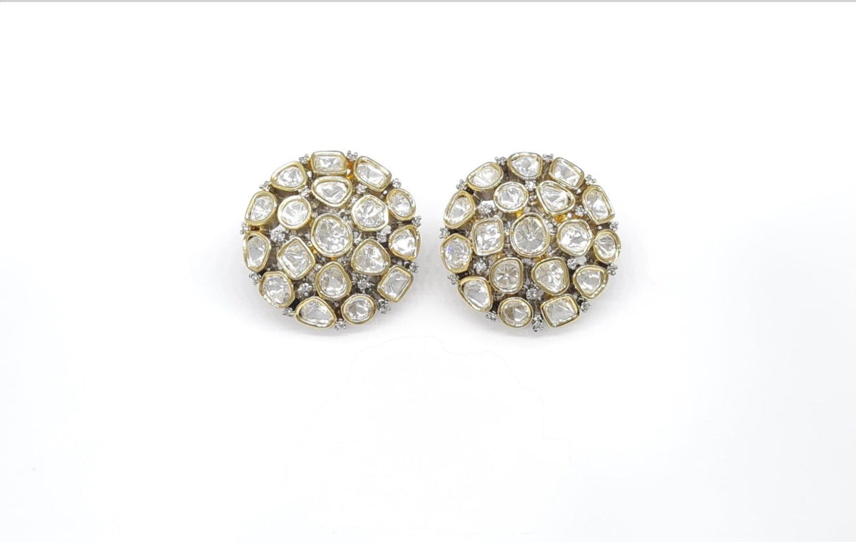 Victorian Earrings 08696 - KRISHNA'S SWETA JEWELLERY