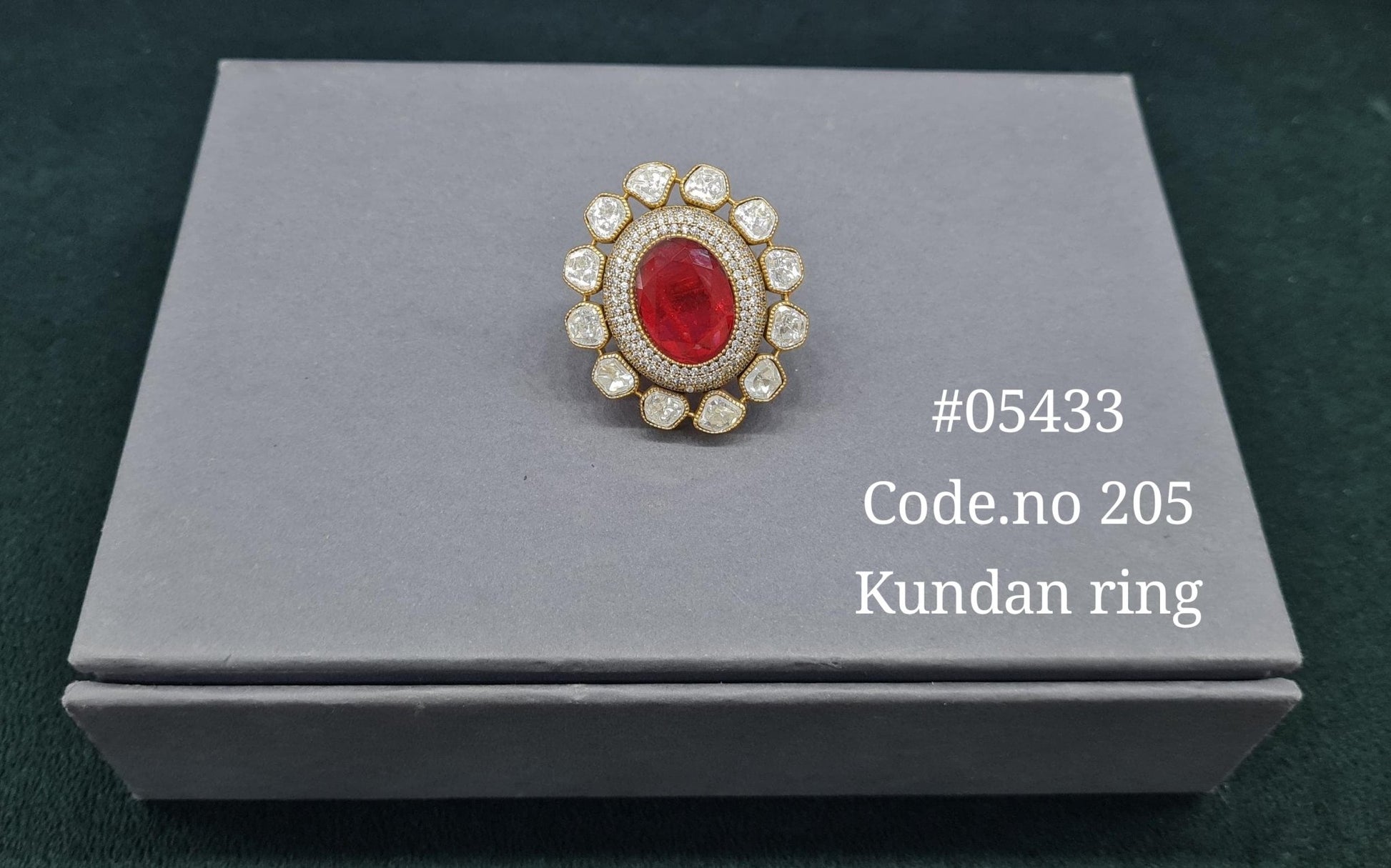 Victorian Fingerring 05433 - KRISHNA'S SWETA JEWELLERY