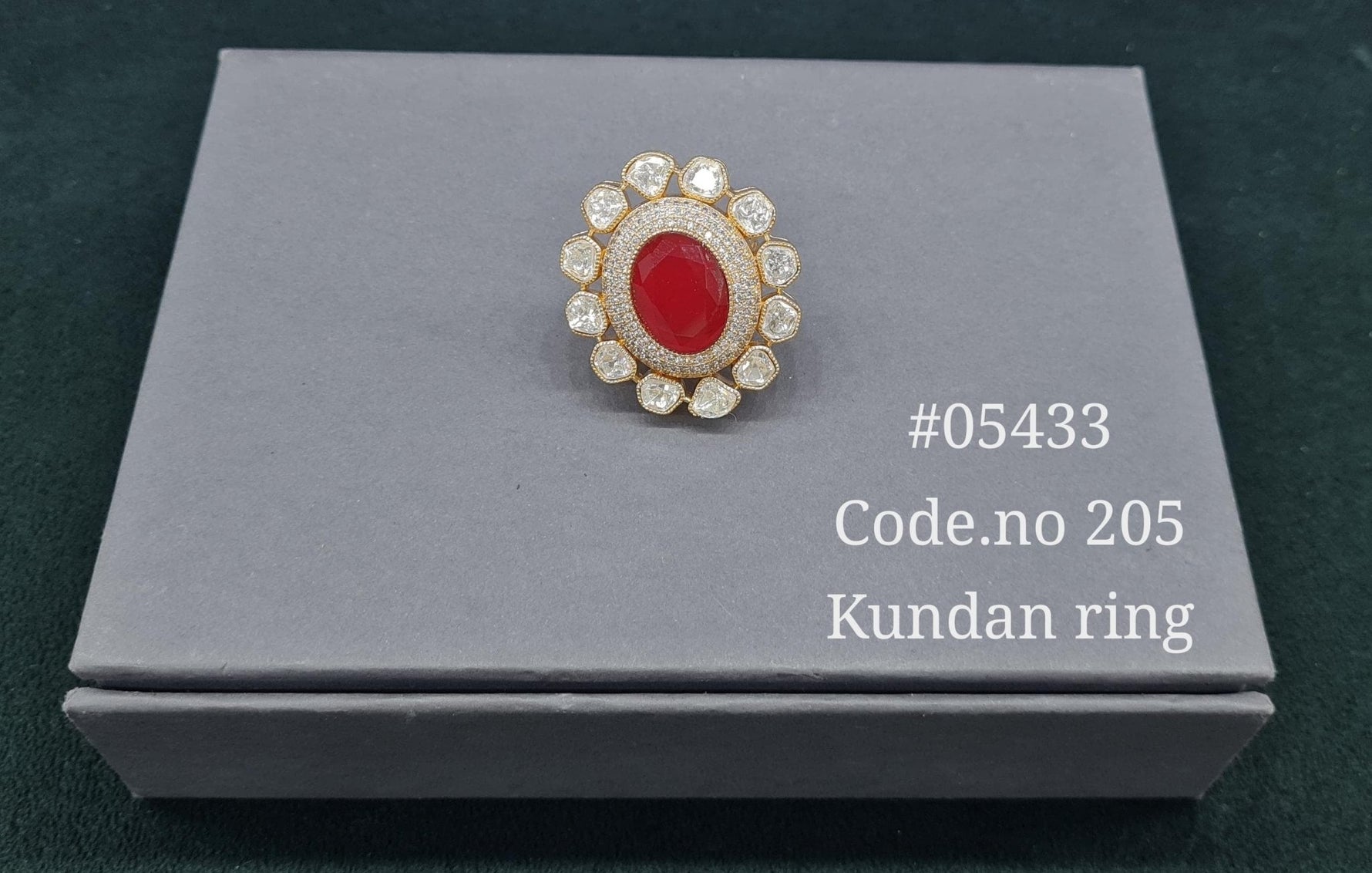 Victorian Fingerring 05433 - KRISHNA'S SWETA JEWELLERY