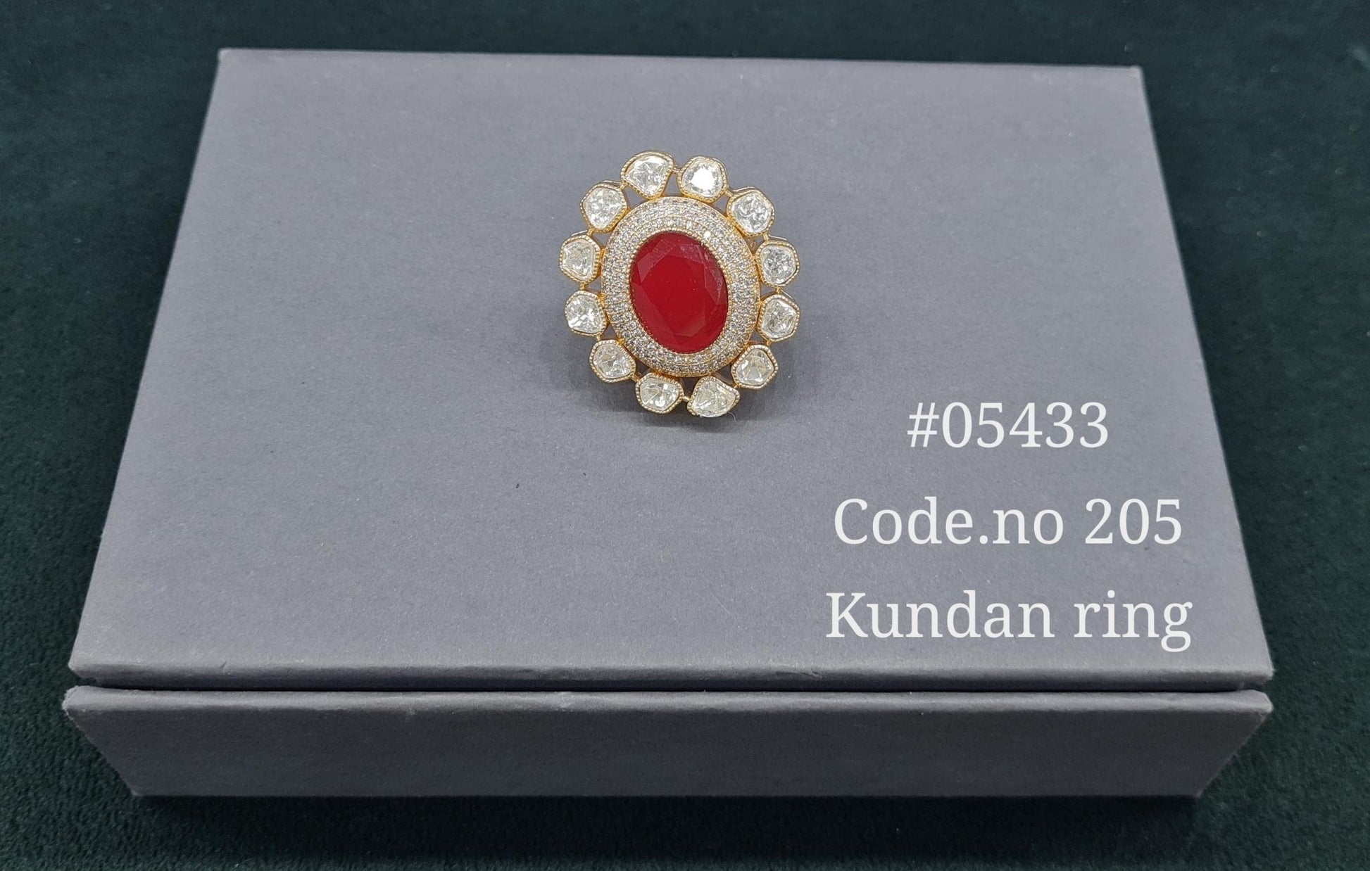 Victorian Fingerring 05433 - KRISHNA'S SWETA JEWELLERY