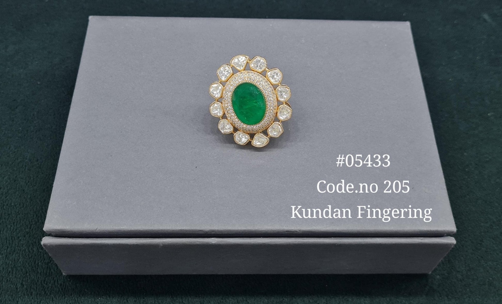 Victorian Fingerring 05433 - KRISHNA'S SWETA JEWELLERY