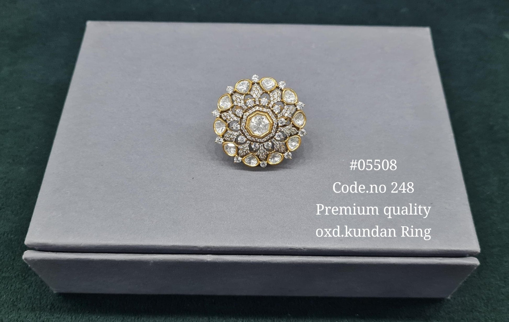 Victorian Fingerring 05508 - KRISHNA'S SWETA JEWELLERY