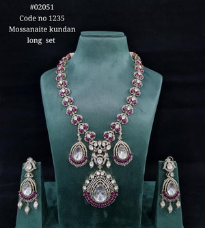 Victorian Kundan Long 02051 - KRISHNA'S SWETA JEWELLERY
