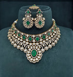 Victorian Kundan Necklace 08413 - Krishna's Sweta Jewellery