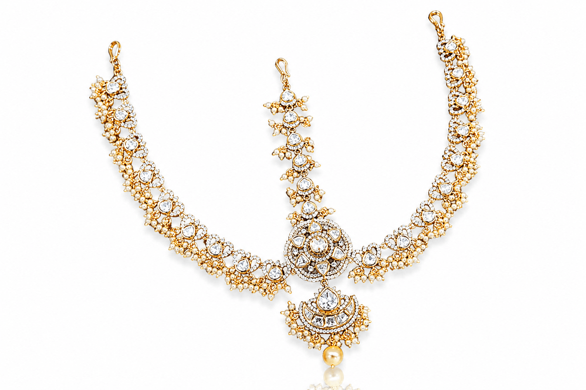 Victorian Mathapatti 09552 - KRISHNA'S SWETA JEWELLERY