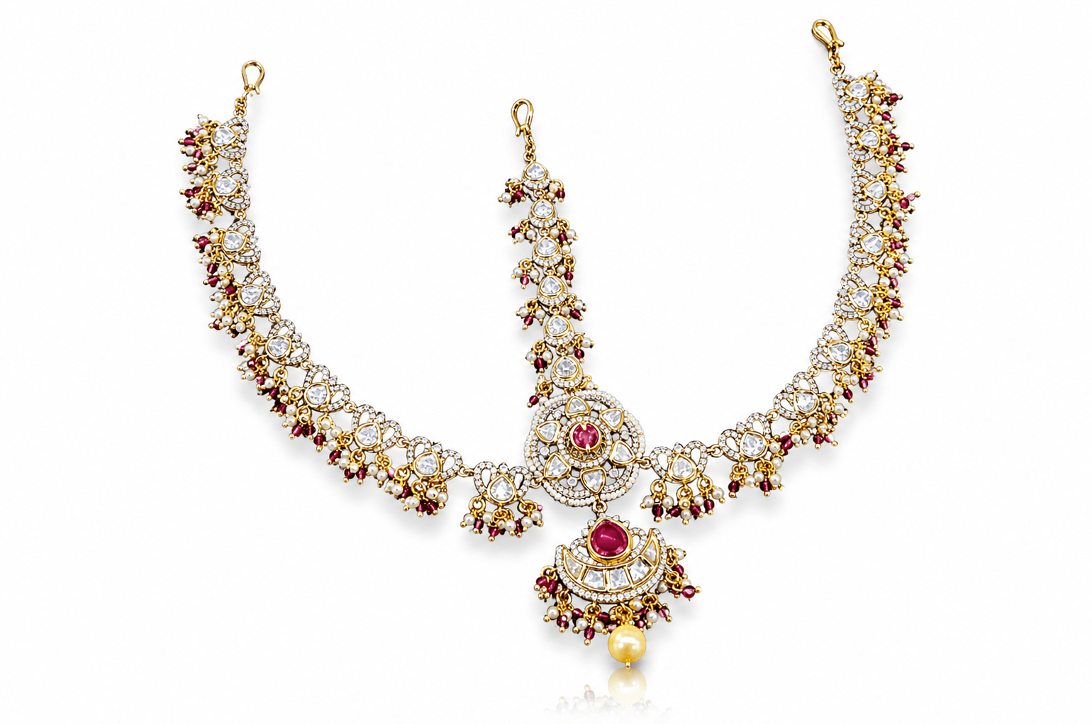 Victorian Mathapatti 09552 - KRISHNA'S SWETA JEWELLERY