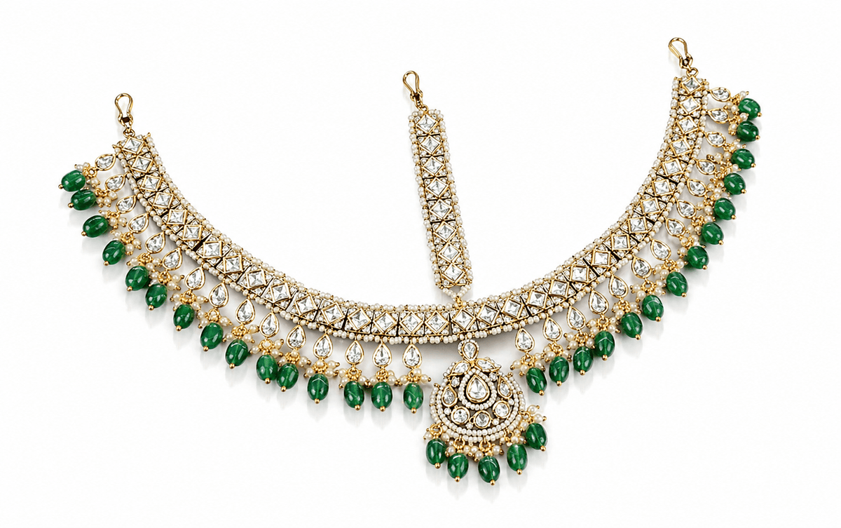 Victorian Mathapatti 09554 - KRISHNA'S SWETA JEWELLERY