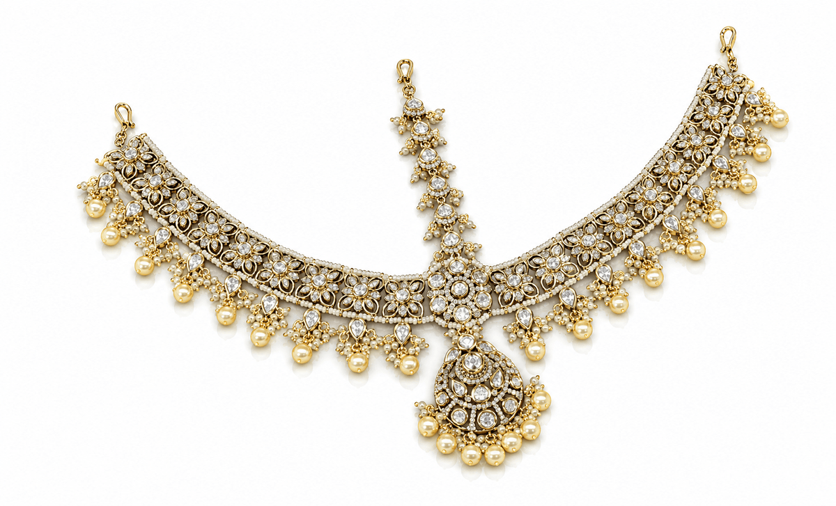 Victorian Mathapatti 09555 - KRISHNA'S SWETA JEWELLERY