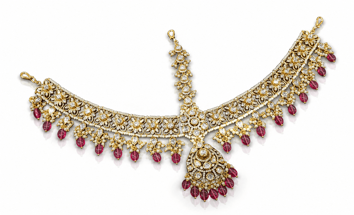 Victorian Mathapatti 09555 - KRISHNA'S SWETA JEWELLERY