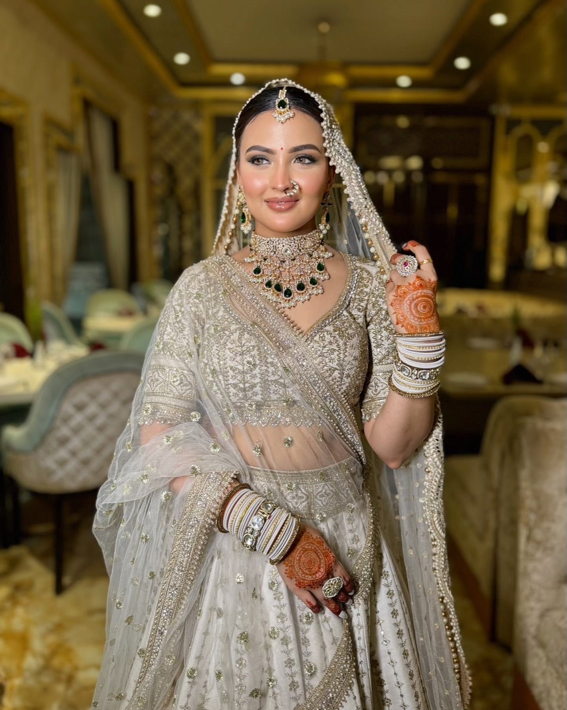 Victorian Necklace 00087 - KRISHNA'S SWETA JEWELLERY