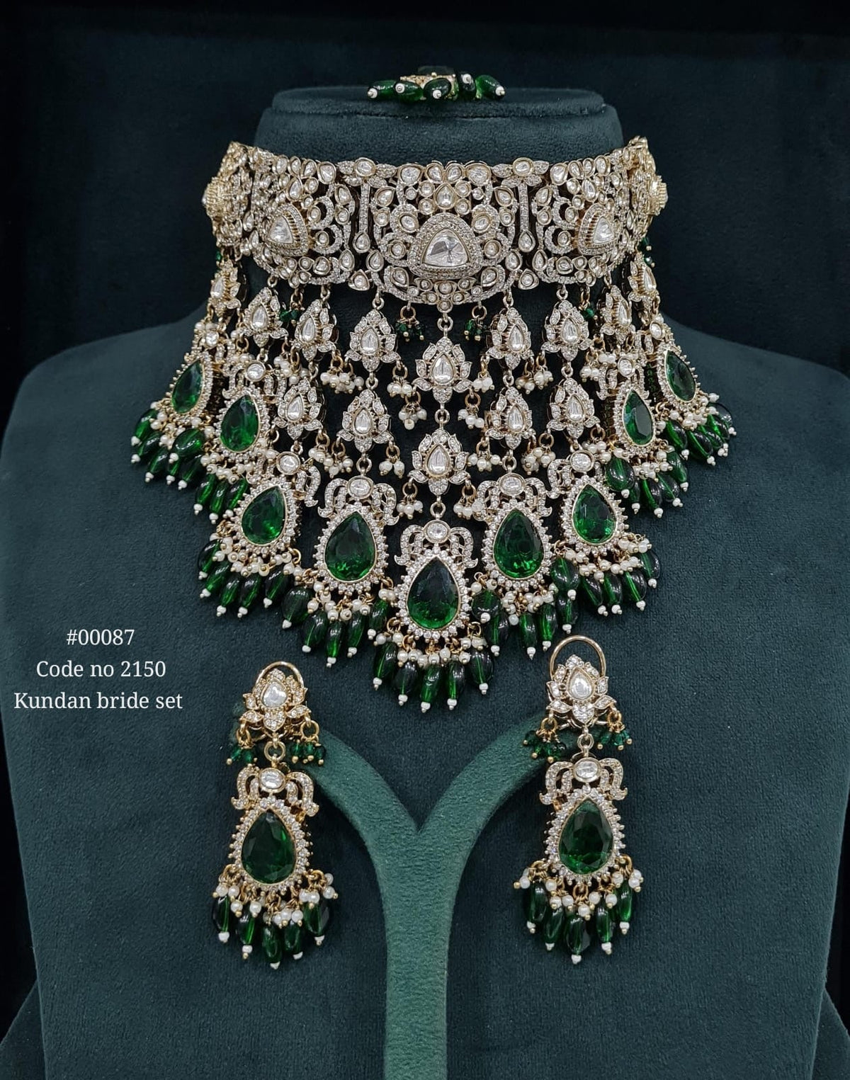 Victorian Necklace 00087 - KRISHNA'S SWETA JEWELLERY