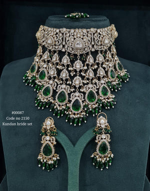 Victorian Necklace 00087 - KRISHNA'S SWETA JEWELLERY