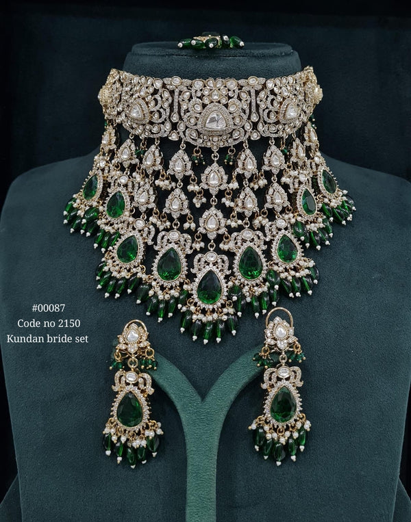 Victorian Necklace 00087 - KRISHNA'S SWETA JEWELLERY