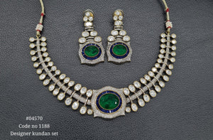 Victorian Necklace 04570 - KRISHNA'S SWETA JEWELLERY