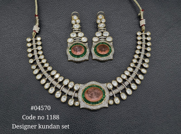 Victorian Necklace 04570 - KRISHNA'S SWETA JEWELLERY