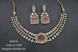 Victorian Necklace 04570 - KRISHNA'S SWETA JEWELLERY