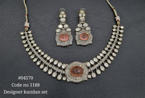 Victorian Necklace 04570 - KRISHNA'S SWETA JEWELLERY