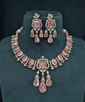 Victorian Necklace 05544 - KRISHNA'S SWETA JEWELLERY