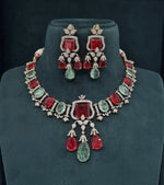 Victorian Necklace 05544 - KRISHNA'S SWETA JEWELLERY