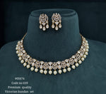 Victorian Necklace 05674 - KRISHNA'S SWETA JEWELLERY