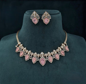 Victorian Necklace 06363 - KRISHNA'S SWETA JEWELLERY