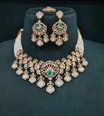 Victorian Necklace 08890 - KRISHNA'S SWETA JEWELLERY