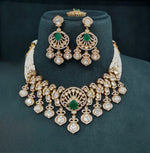 Victorian Necklace 08890 - KRISHNA'S SWETA JEWELLERY