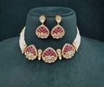 Victorian Necklace 08891 - KRISHNA'S SWETA JEWELLERY