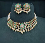 Victorian Necklace 08907 - KRISHNA'S SWETA JEWELLERY
