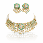 Victorian Necklace 08907 - KRISHNA'S SWETA JEWELLERY