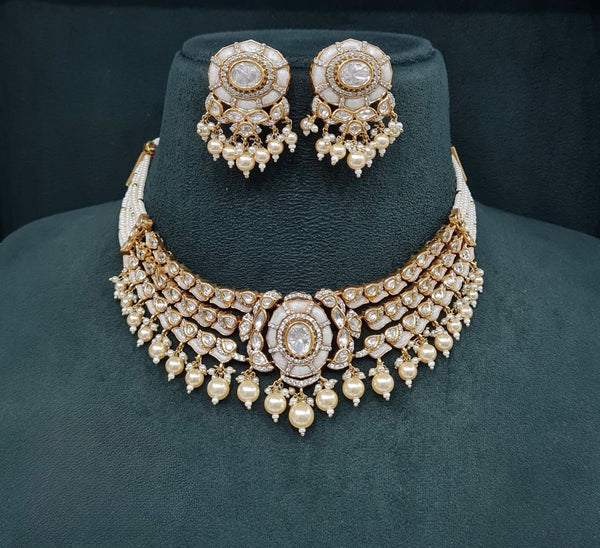 Victorian Necklace 08907 - KRISHNA'S SWETA JEWELLERY