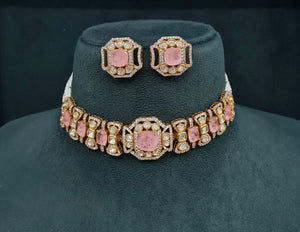 Victorian Necklace 08953 - KRISHNA'S SWETA JEWELLERY