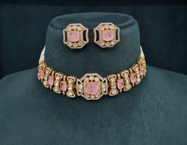 Victorian Necklace 08953 - KRISHNA'S SWETA JEWELLERY