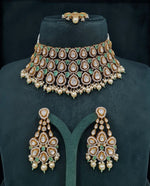 Victorian Necklace 09012 - KRISHNA'S SWETA JEWELLERY