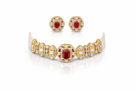 Victorian Necklace 09014 - KRISHNA'S SWETA JEWELLERY