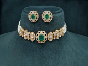 Victorian Necklace 09014 - KRISHNA'S SWETA JEWELLERY