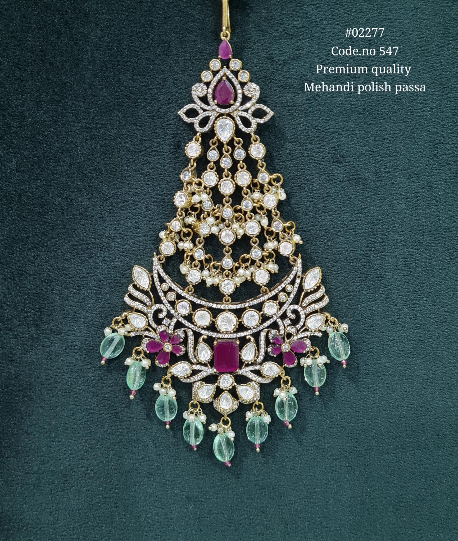 Victorian passa 02277 - KRISHNA'S SWETA JEWELLERY