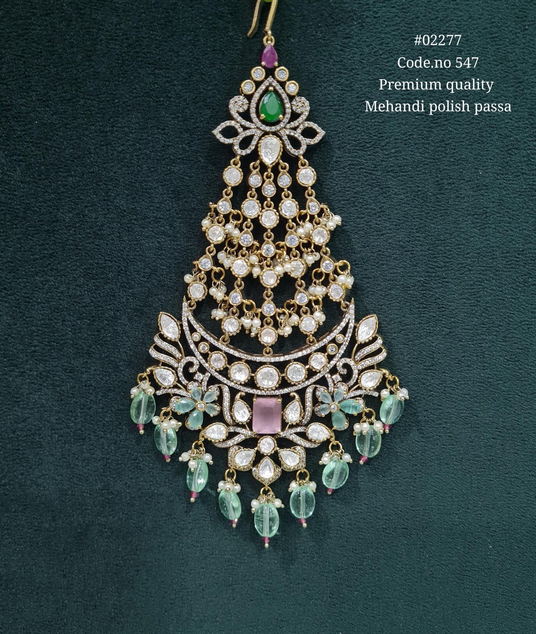 Victorian passa 02277 - KRISHNA'S SWETA JEWELLERY