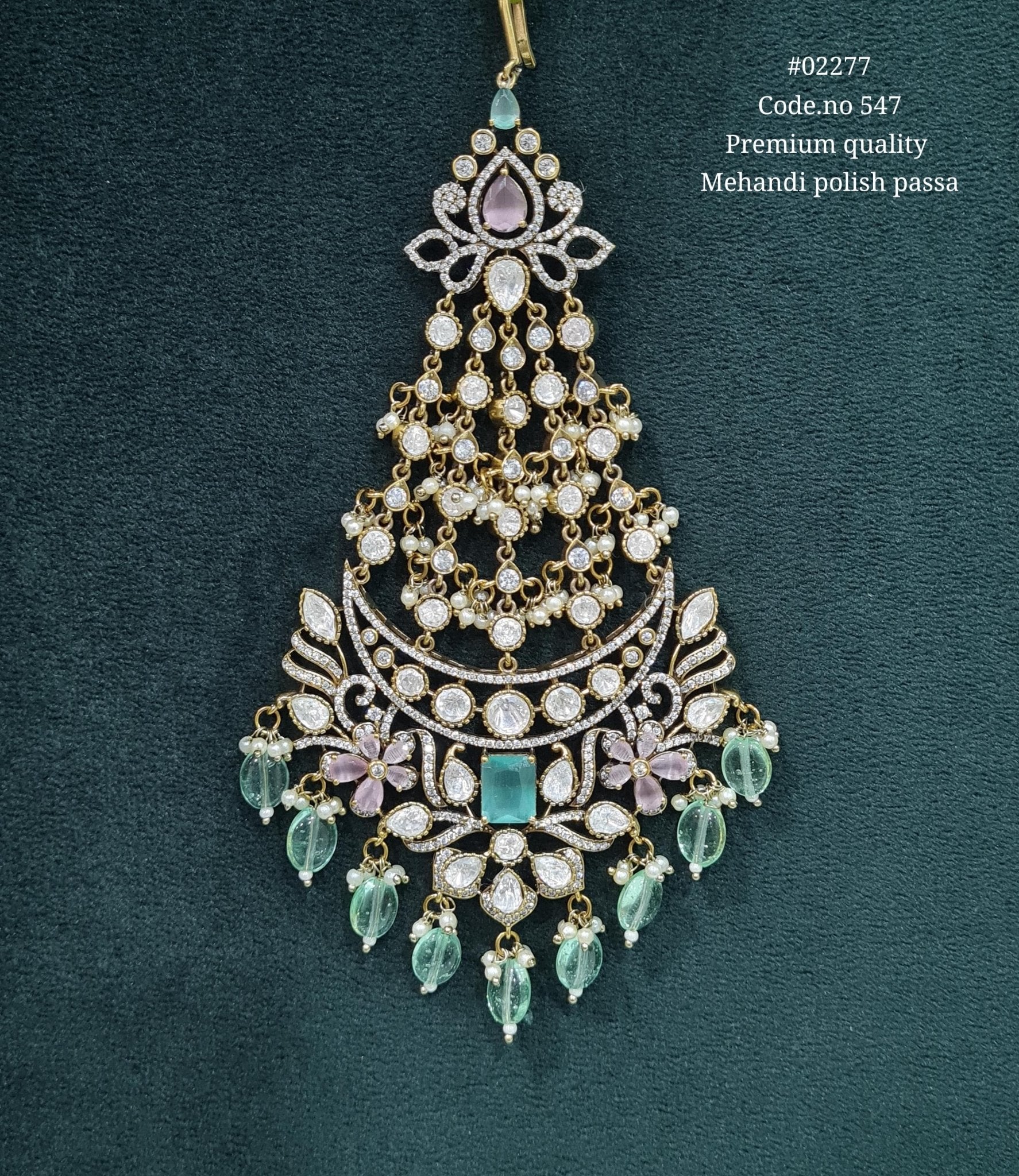 Victorian passa 02277 - KRISHNA'S SWETA JEWELLERY