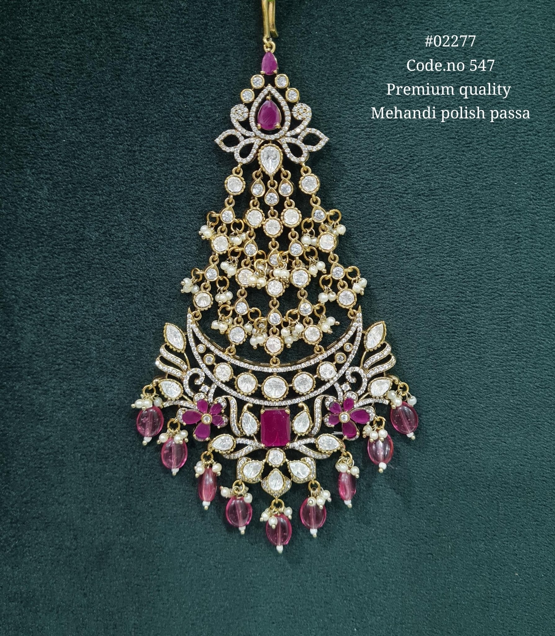 Victorian passa 02277 - KRISHNA'S SWETA JEWELLERY