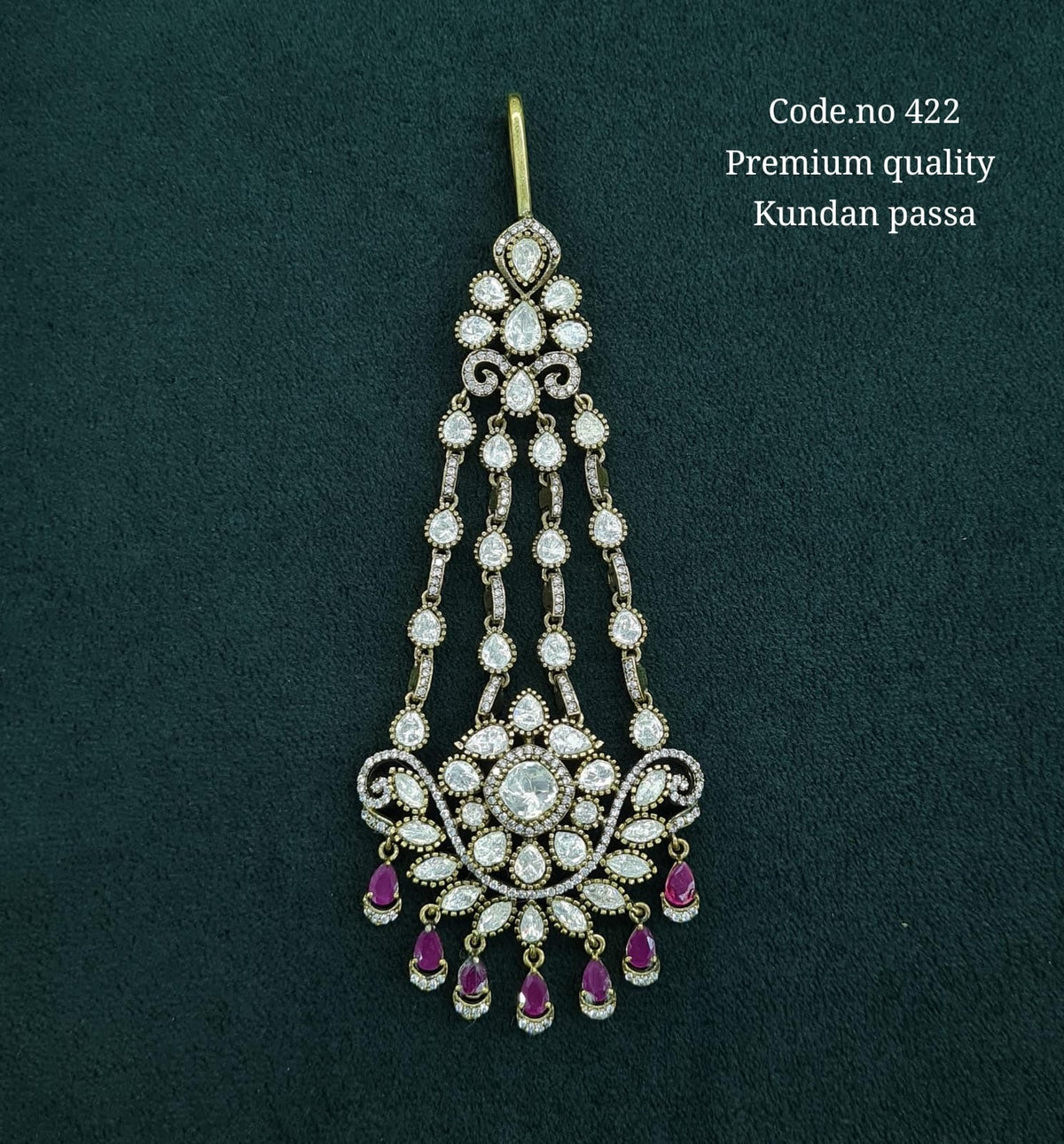 Victorian passa 08828 - KRISHNA'S SWETA JEWELLERY