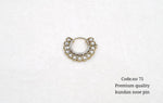 Victorian polish Nath 00715 - KRISHNA'S SWETA JEWELLERY